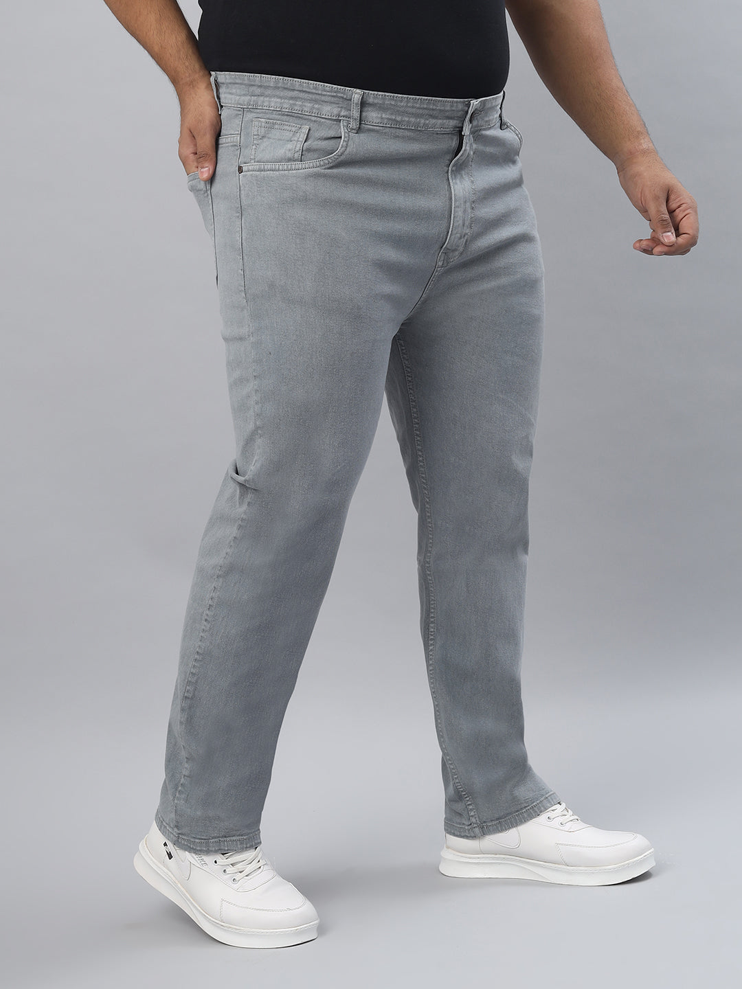 ZUSH Men Plus Size Comfort Stretchable Mid-Rise Jeans ZU902