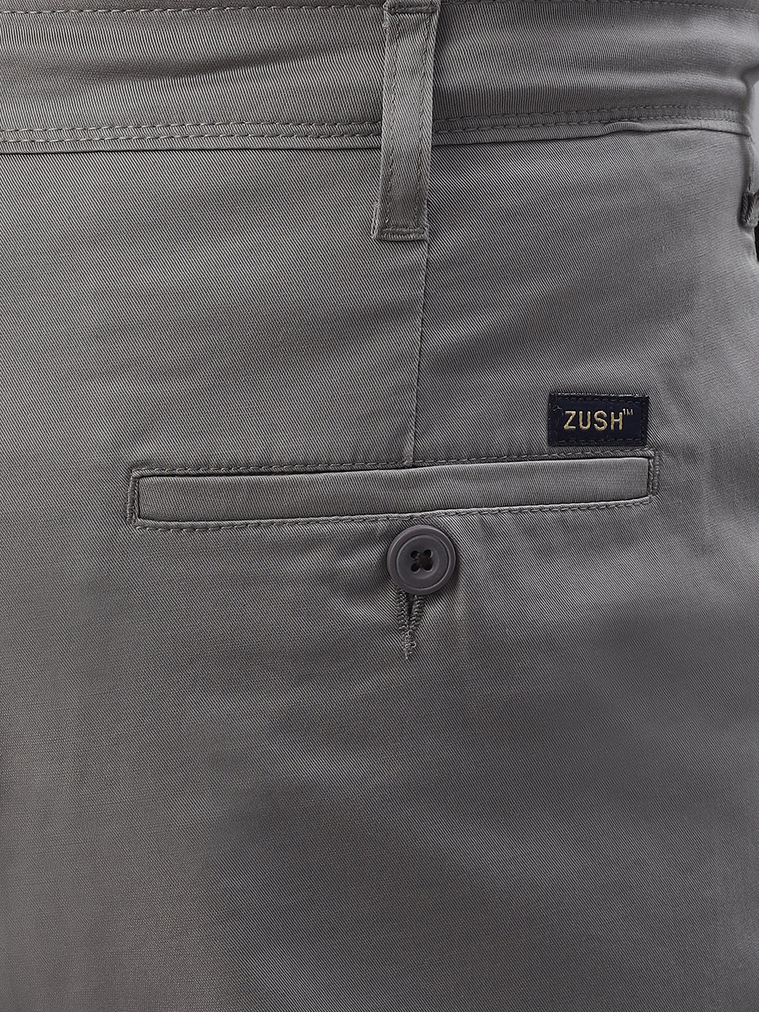 Men Plus Size Stretchable Straight Fit Casual Trousers ZU411