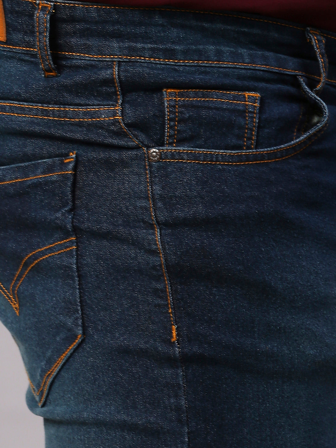 ZUSH CASUAL MEN'S PLUS SIZE STRECTCHABLE BLUE COLOR JEANS-ZU560