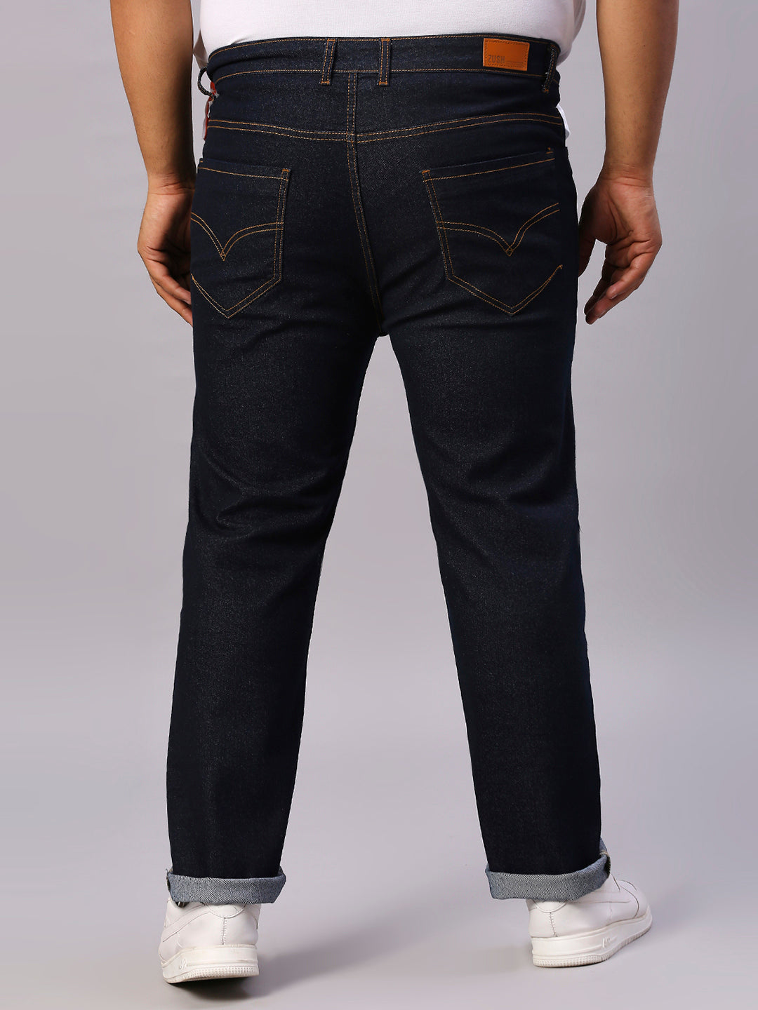 ZUSH CASUAL MEN'S PLUS SIZE STRECTCHABLE BLUE COLOR JEANS-ZU561