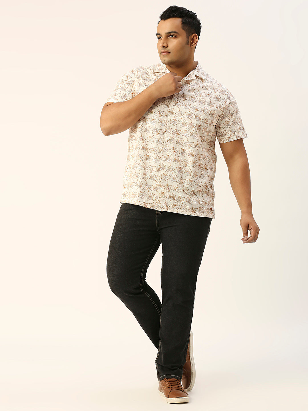 ZUSH MEN PLUS SIZE BLACK COLOR CASUAL DENIM JEANS-ZU545