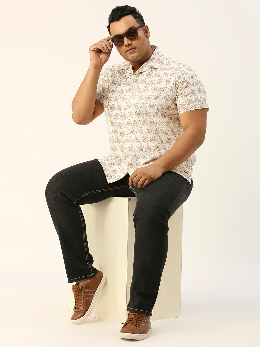 ZUSH MEN PLUS SIZE BLACK COLOR CASUAL DENIM JEANS-ZU545