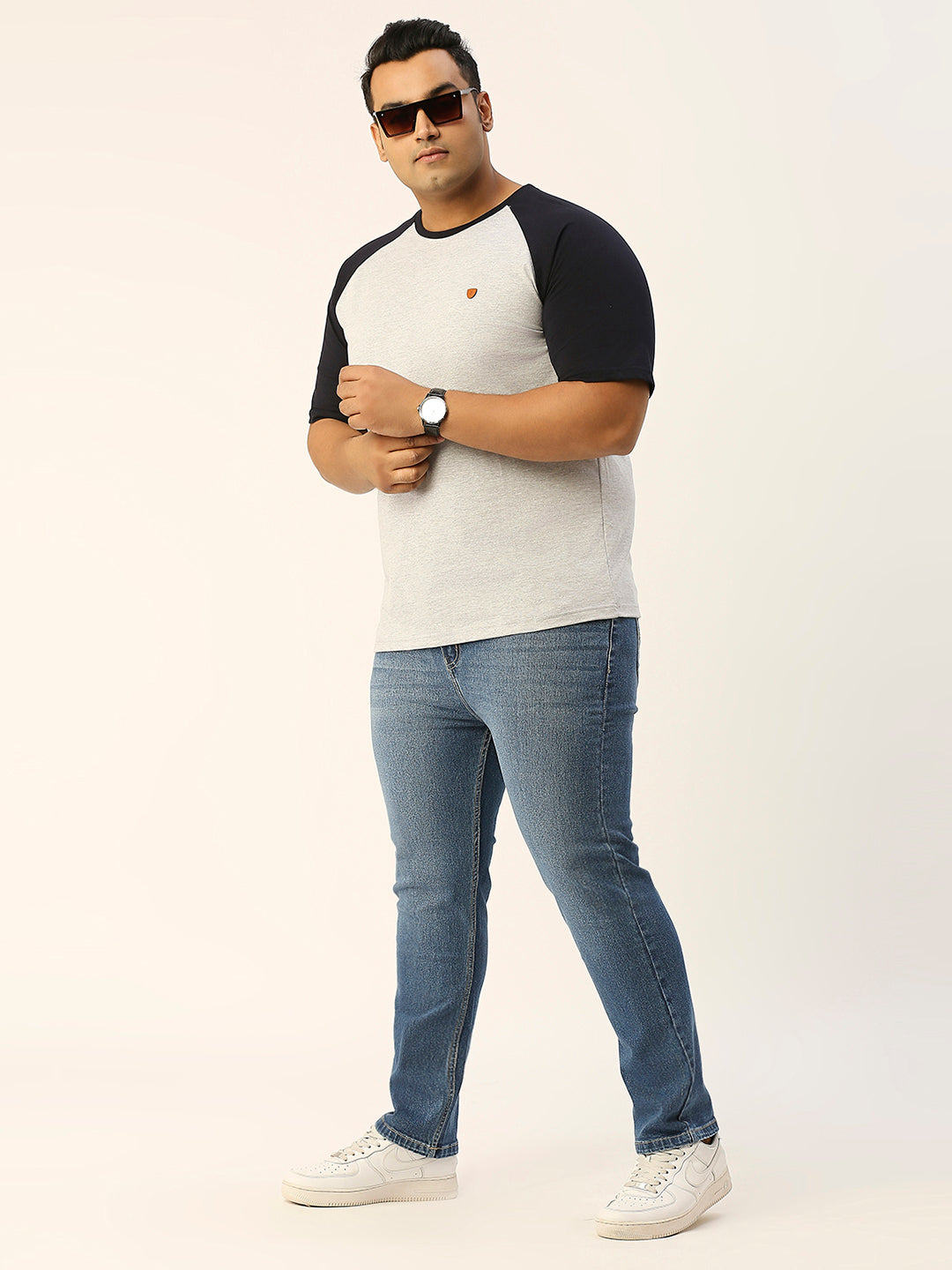 ZUSH CASUAL MEN'S PLUS SIZE STRECTCHABLE BLUE COLOR JEANS-ZU550