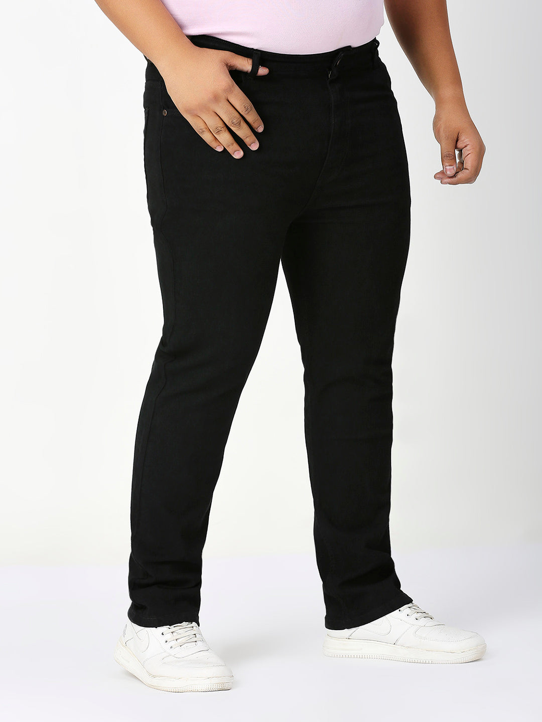 ZUSH Men Plus Size Comfort Stretchable Mid-Rise Jeans ZU901