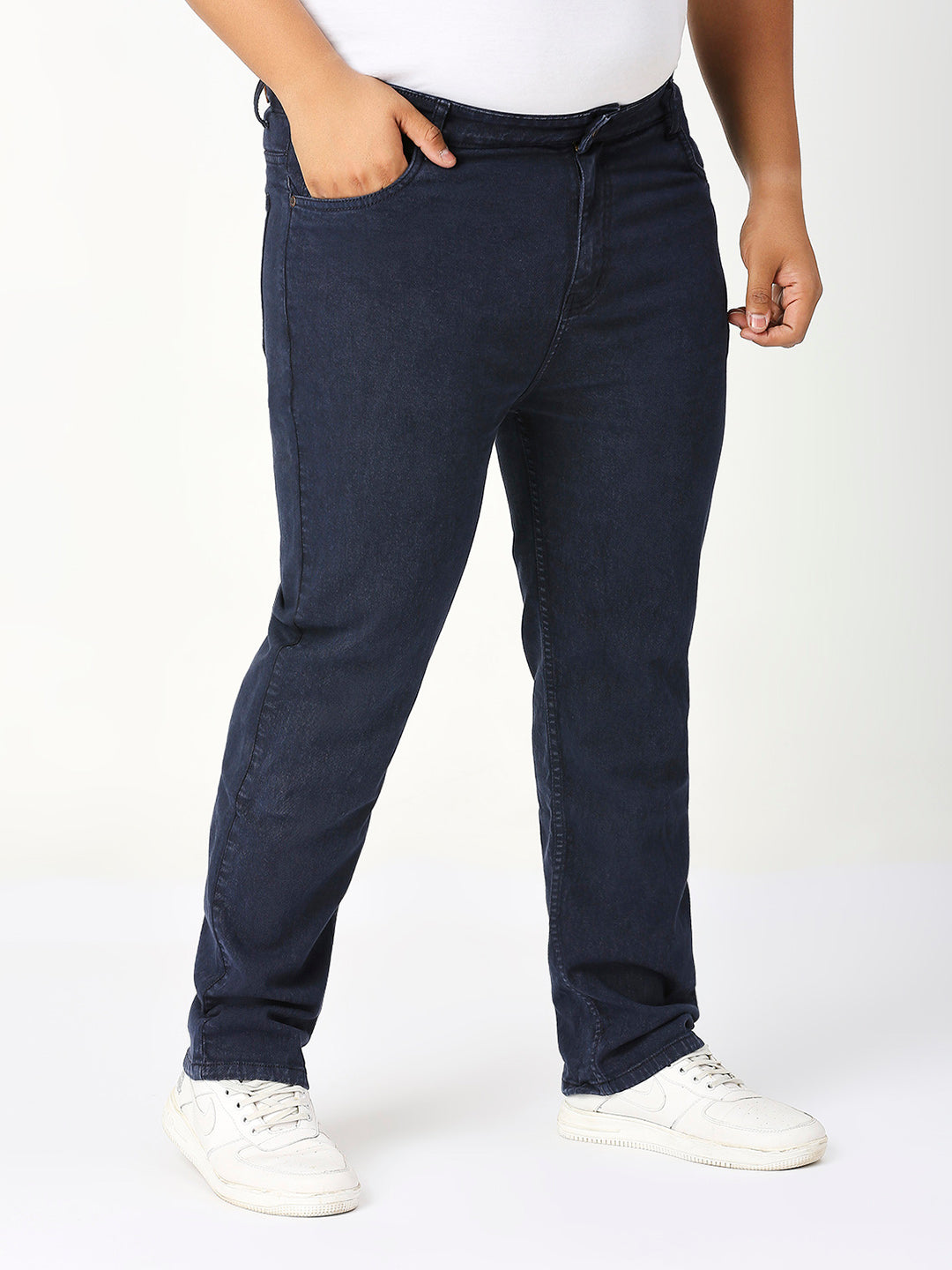 ZUSH Men Plus Size Comfort Stretchable Mid-Rise Jeans ZU903