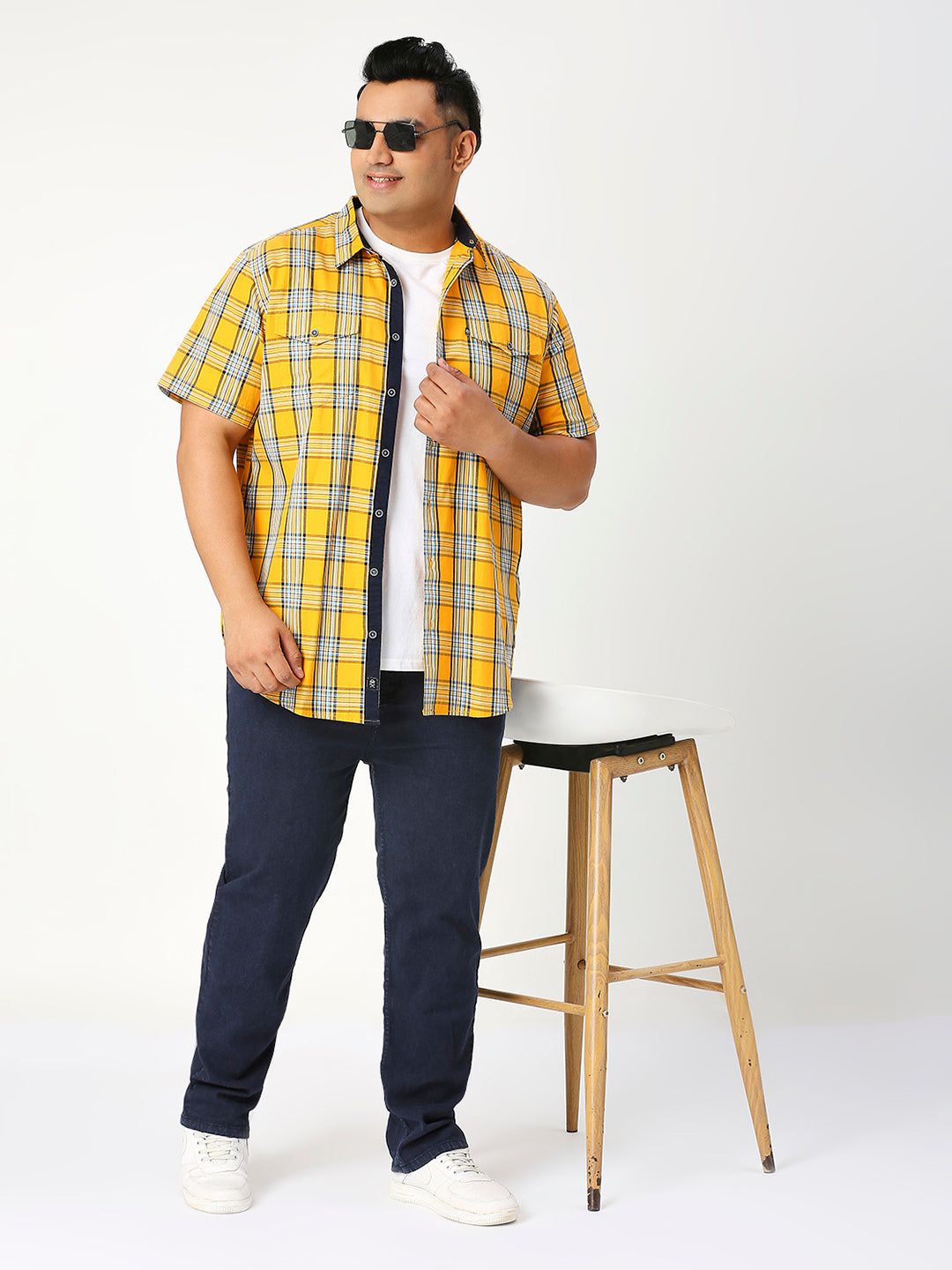ZUSH Men Plus Size Comfort Stretchable Mid-Rise Jeans ZU903