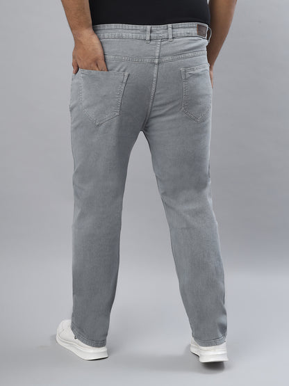 ZUSH Men Plus Size Comfort Stretchable Mid-Rise Jeans ZU902