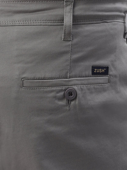 Men Plus Size Stretchable Straight Fit Casual Trousers ZU411