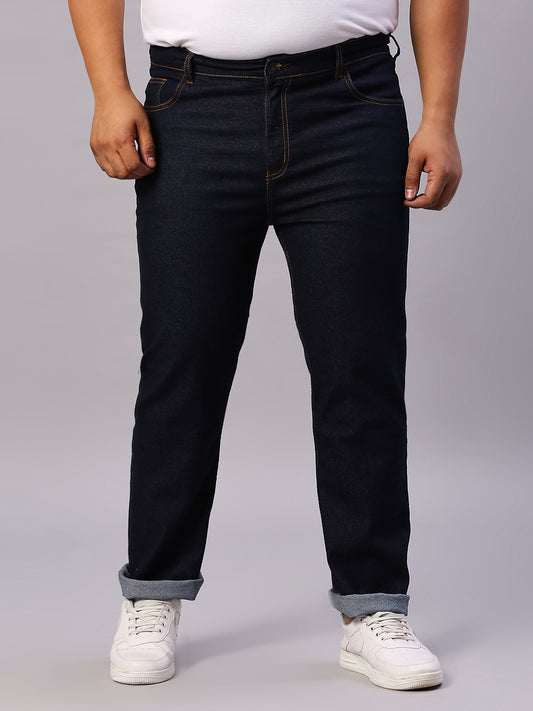 ZUSH CASUAL MEN'S PLUS SIZE STRECTCHABLE BLUE COLOR JEANS-ZU561