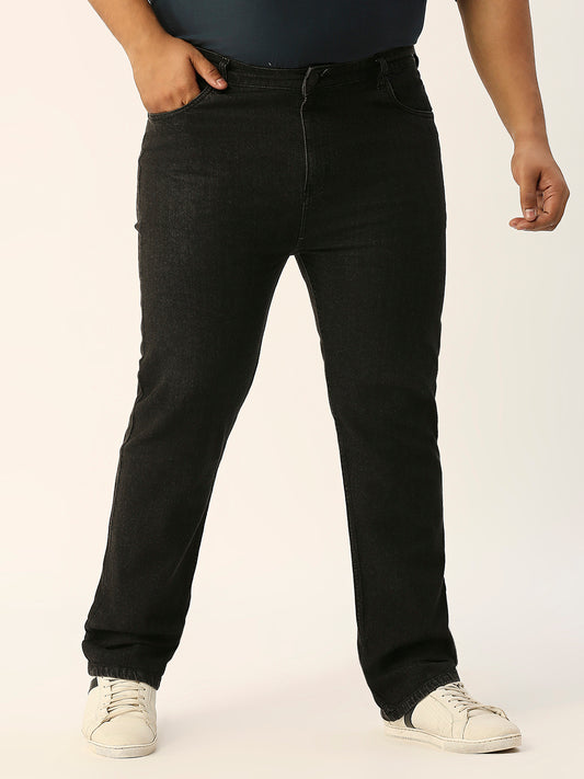ZUSH MEN PLUS SIZE CARBON BLACK COLOR CASUAL DENIM JEANS-ZU546