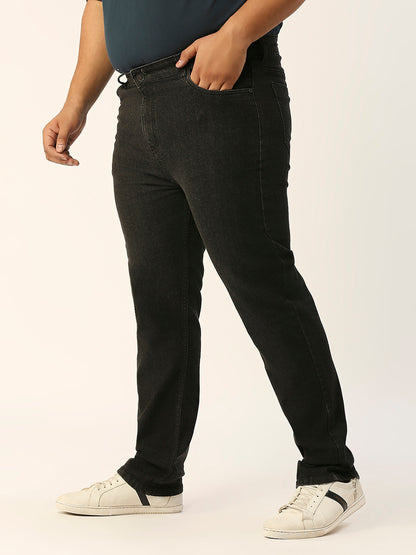 ZUSH MEN PLUS SIZE CARBON BLACK COLOR CASUAL DENIM JEANS-ZU546