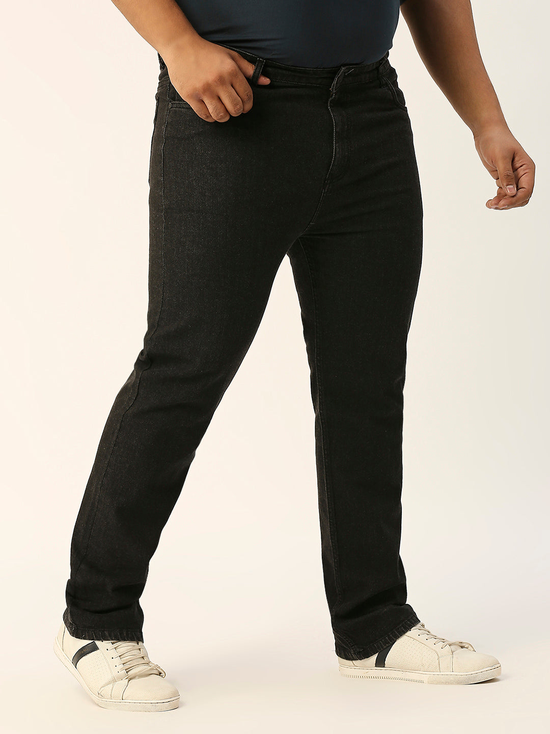 ZUSH MEN PLUS SIZE CARBON BLACK COLOR CASUAL DENIM JEANS-ZU546