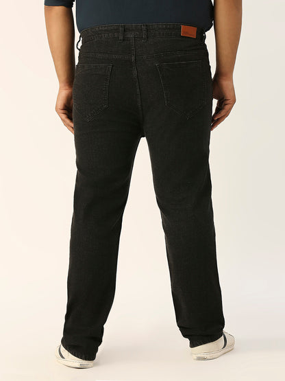 ZUSH MEN PLUS SIZE CARBON BLACK COLOR CASUAL DENIM JEANS-ZU546