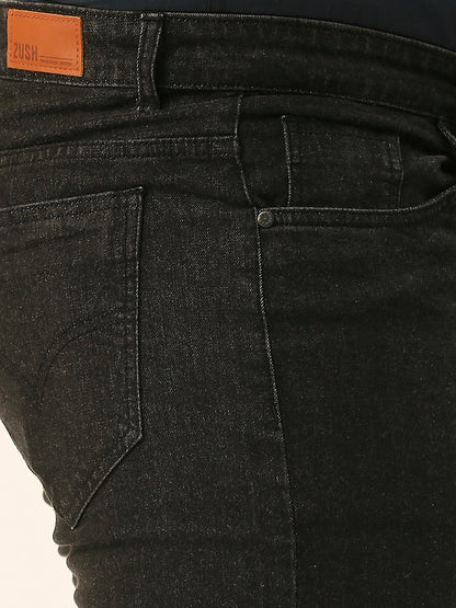 ZUSH MEN PLUS SIZE CARBON BLACK COLOR CASUAL DENIM JEANS-ZU546
