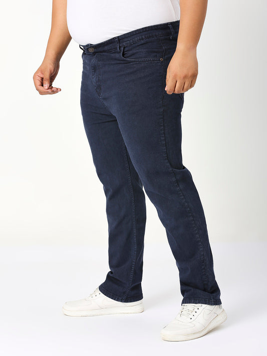 ZUSH Men Plus Size Comfort Stretchable Mid-Rise Jeans ZU903