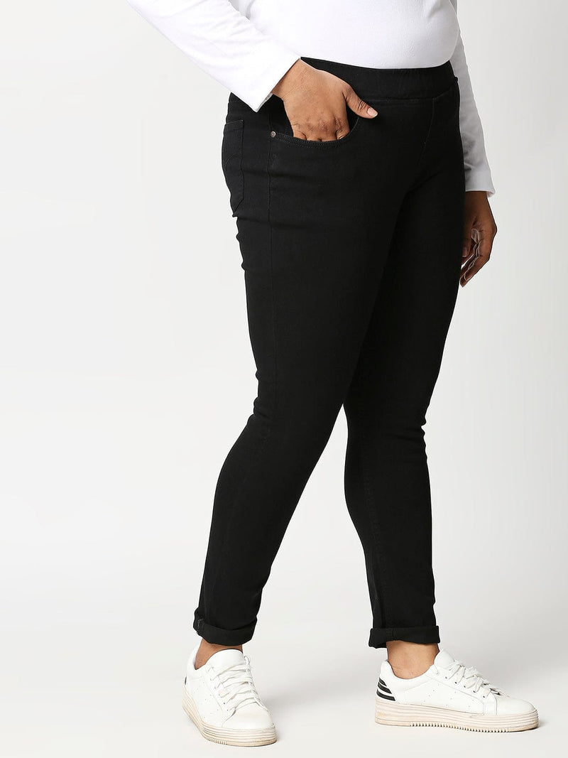 Aggregate more than 185 black legging jeans super hot